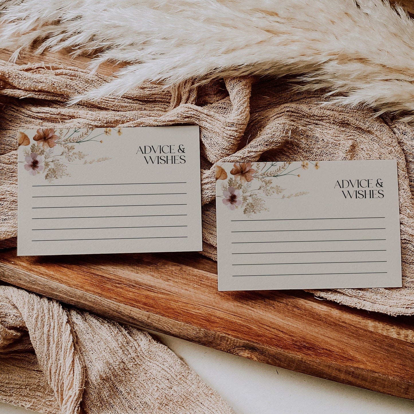 Advice card printable, Bridal Shower Advice card - LovelyTemplatesCo