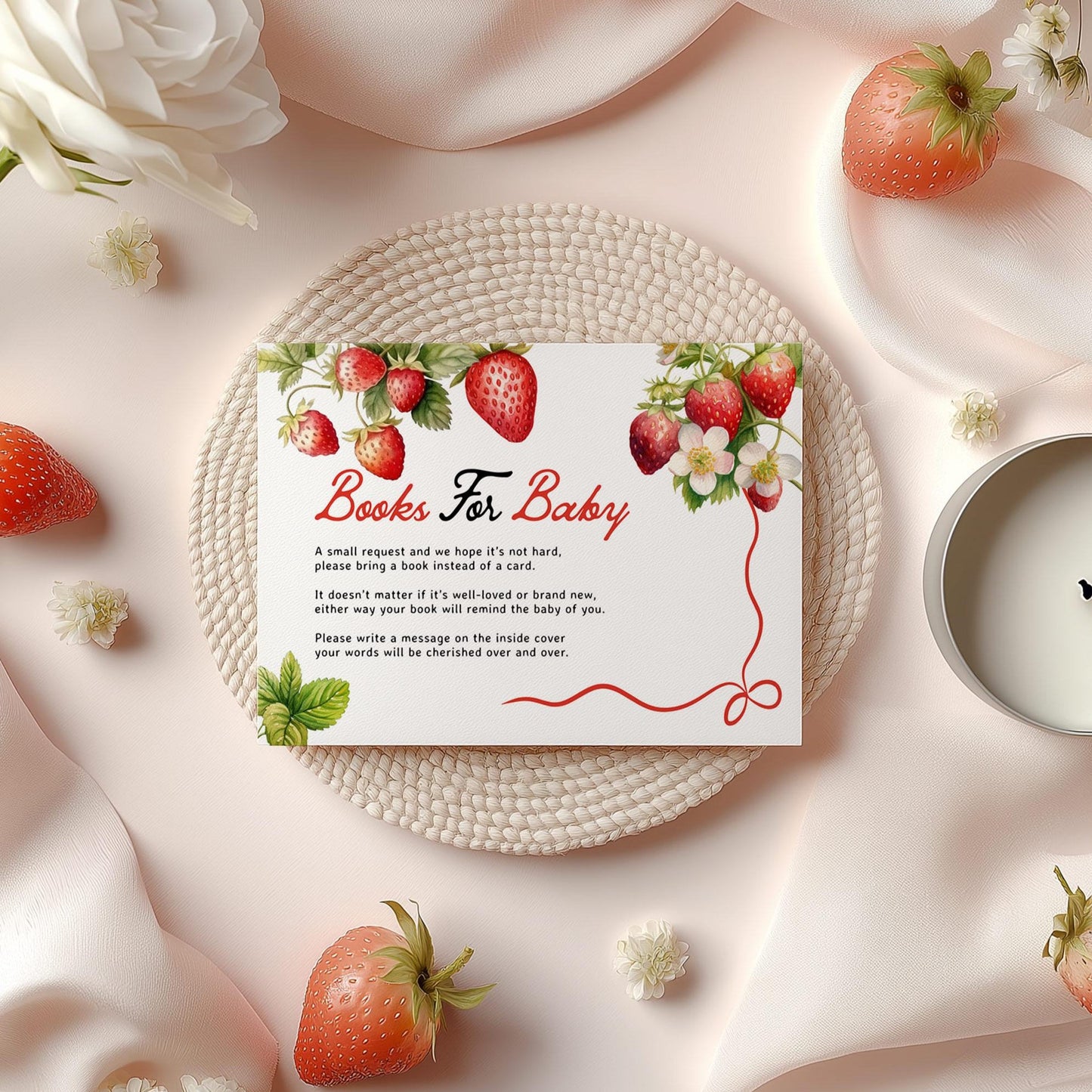 Books For Baby Card | Invitations Book For Baby Insert Card - LovelyTemplatesCo