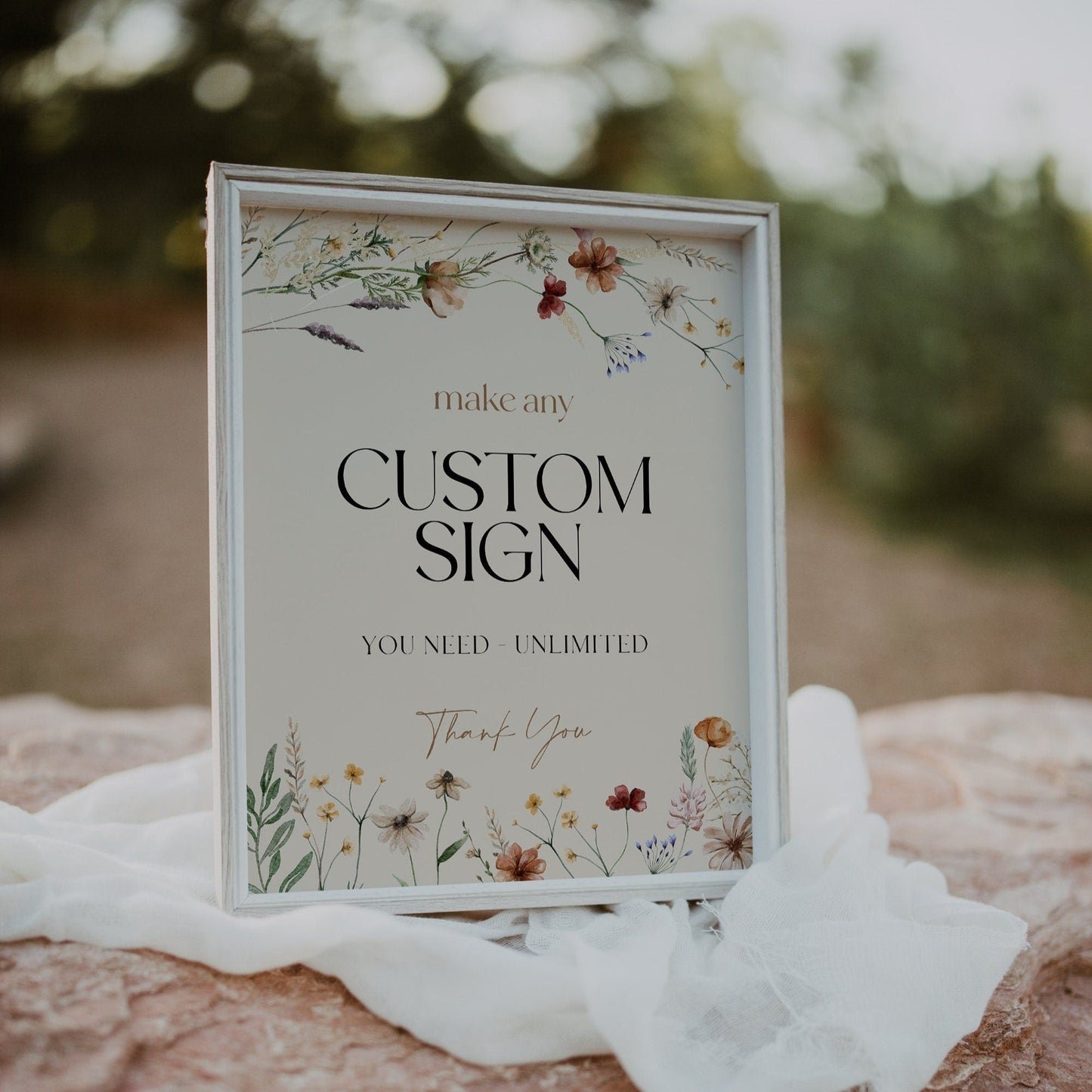 Custom Sign template | Customizable Sign template | Wedding Sign | Bridal Shower Sign | Baby Shower Sign - LovelyTemplatesCo