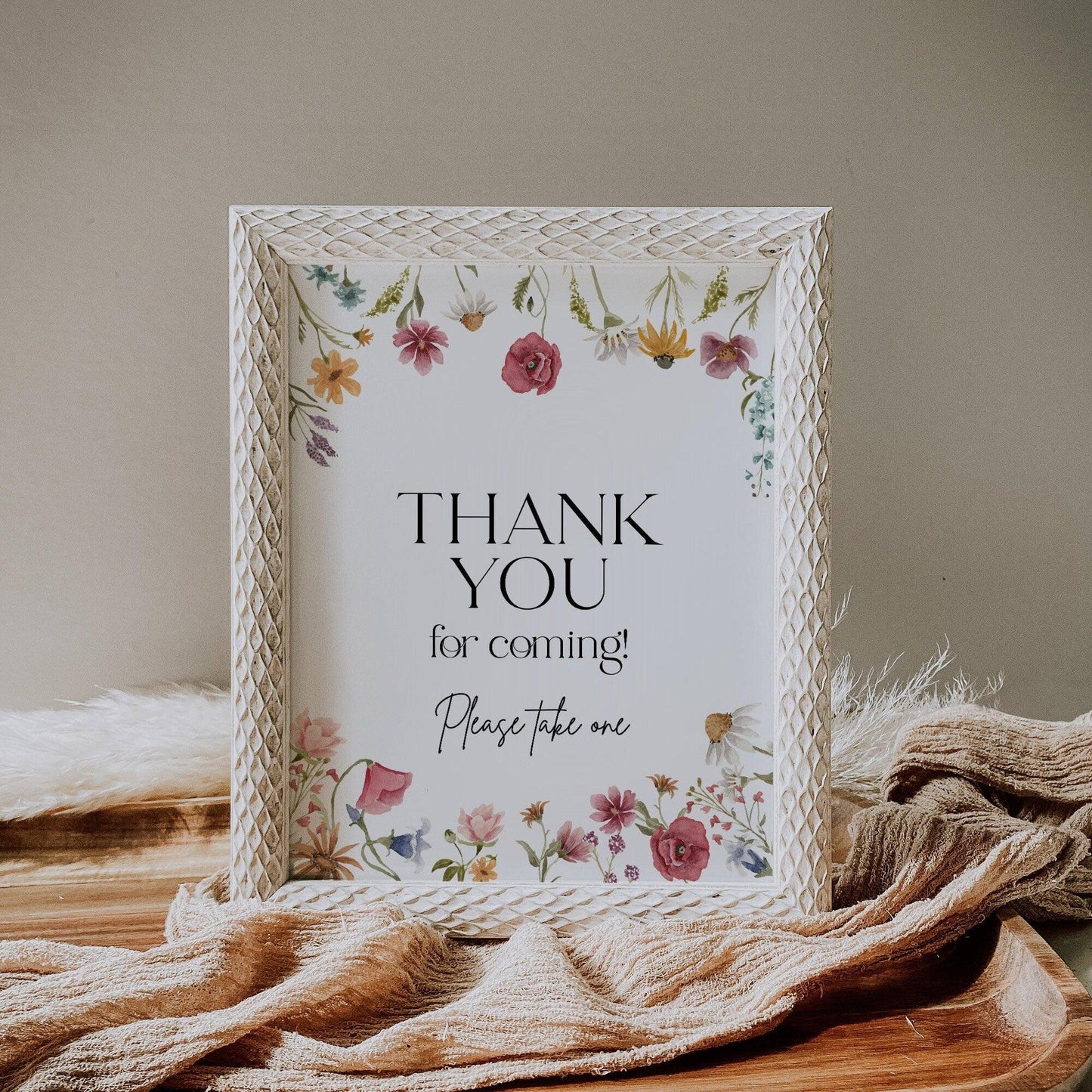 Thank You For Coming sign - LovelyTemplatesCo