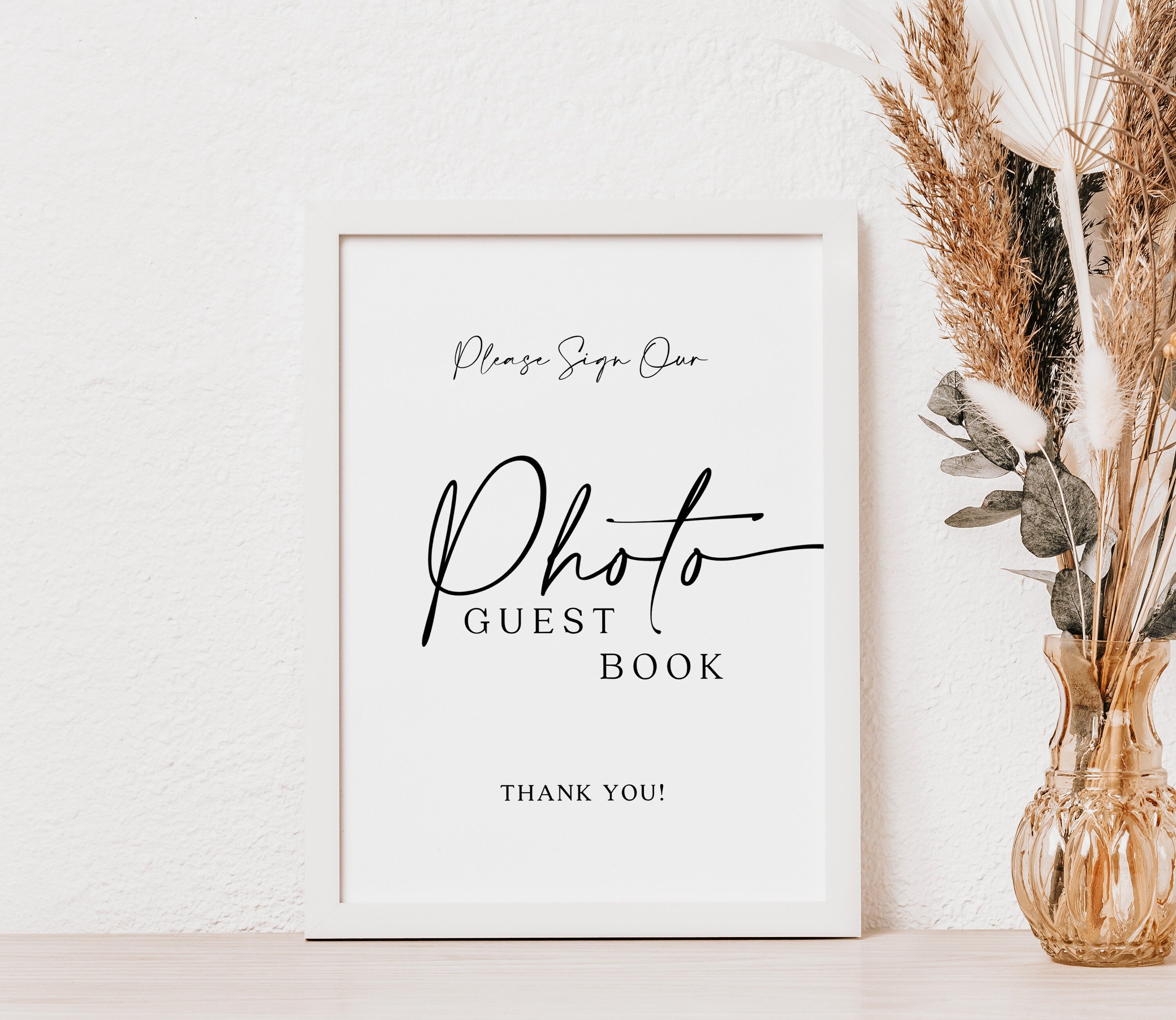 Free Printable Polaroid Guest Book Sign Template - Printable Templates Free