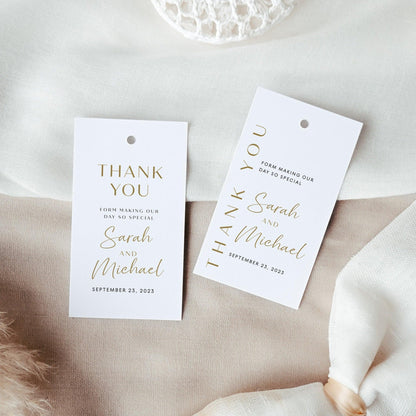 Gold favor tags - LovelyTemplatesCo