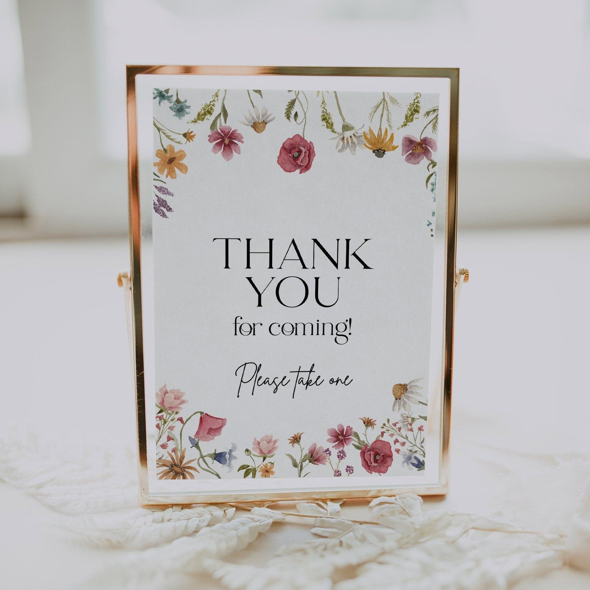 Thank You For Coming sign - LovelyTemplatesCo