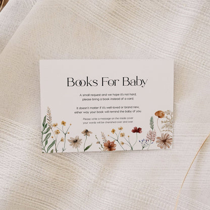 Wildflower Baby shower Invitation bundle - LovelyTemplatesCo