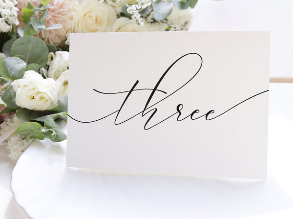 Table numbers, Minimalist and rustic wedding table numbers  #LWT020MNM