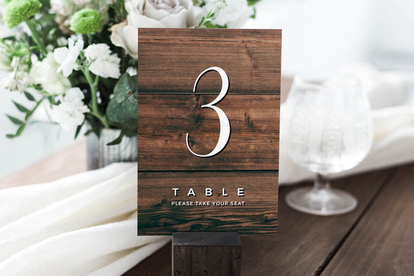 Wood table numbers, Wooden wedding table numbers template, Instant download, DIY wood table numbers  #WD021