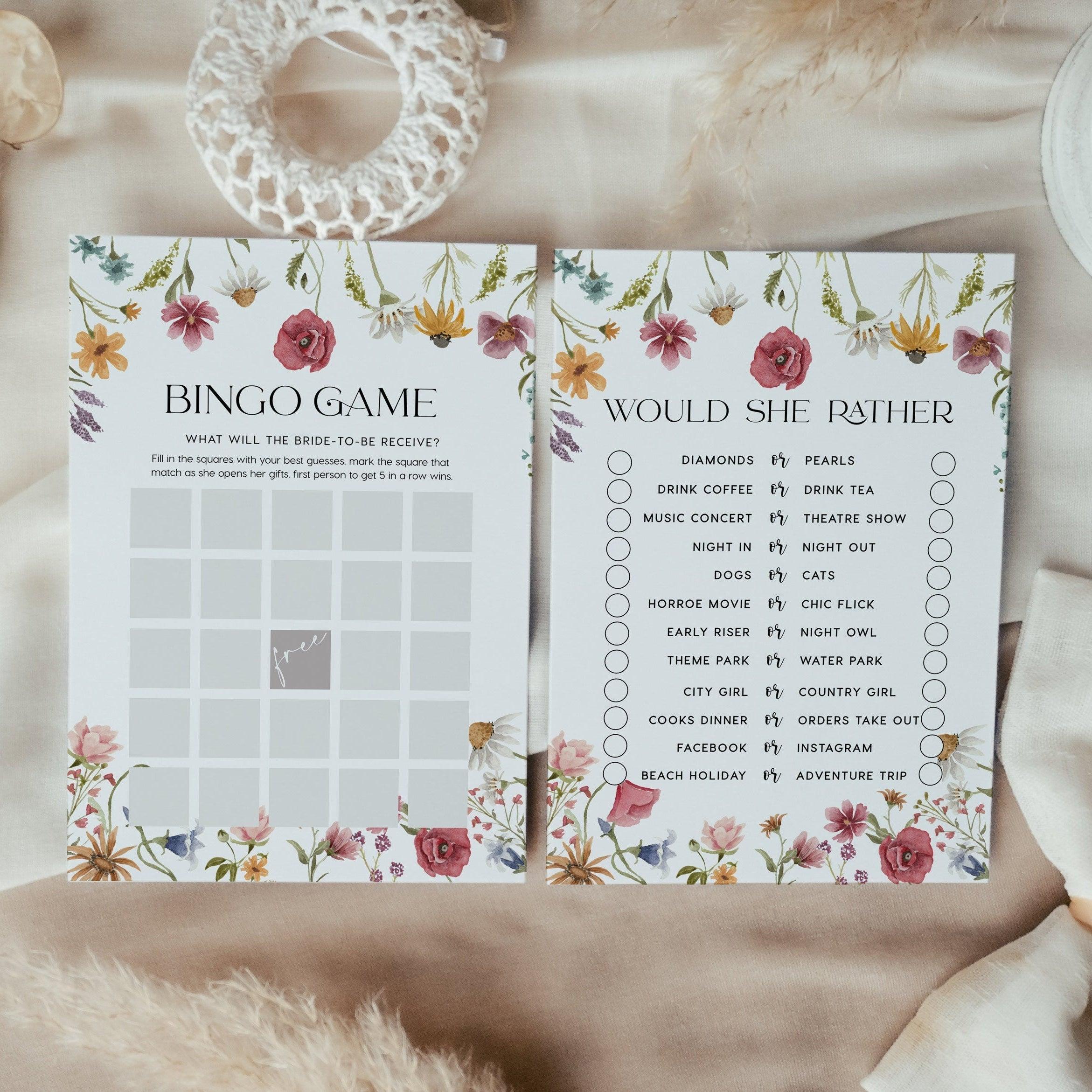 Bridal Shower Games Bundle - LovelyTemplatesCo